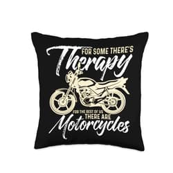Stuff For Bikers And Motocycle Racing For The Rest of Us There are Motorcycles Funny Biker Throw Pillow, 16x16, Multicolor