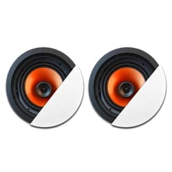 Klipsch CDT-3800-CII 8-inch 2-way design in-Ceiling Speakers | Room-Filling Sound for both Music and Movies | Swiveling 1