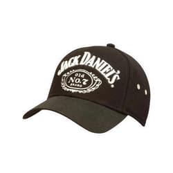 Jack Daniel's Men's Structured Logo Ball Cap Black L XL