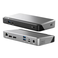 ALOGIC Dual 4K Display Universal Docking Station DX2 with 65W Laptop Compatible with Mac and Windows, 2x4K@60Hz DisplayPort,1xUSB-C 10G (with Fast Charging),3xUSB-A 5G, Audio, Ethernet