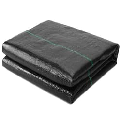 ZJIA 4FT x 50FT Weed Barrier Landscape Fabric 5.8oz Heavy Duty Woven Ground Cloth Cover Weed Block