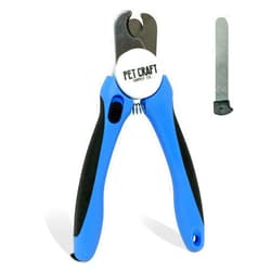 Pet Craft Supply Dog & Cat Pets Nail Clippers and Trimmers - with Safety Guard to Avoid Over Cutting, Bonus Nail File - Essential Puppies Supplies Grooming Kit