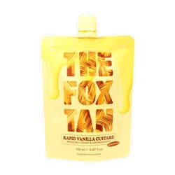 The Fox Tan Rapid Vanilla Custard, Advanced Melanin Boosting Tanning Accelerator for Sunbed & Outdoor Tanning with Niacinamide, Vanilla, 150mL