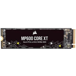 Corsair MP600 CORE XT 2TB PCIe Gen4 x4 NVMe M.2 SSD – High-Density QLC NAND – M.2 2280 – DirectStorage Compatible - Up to 5,000MB/sec – Great for PCIe 4.0 Notebooks and Desktops – Black