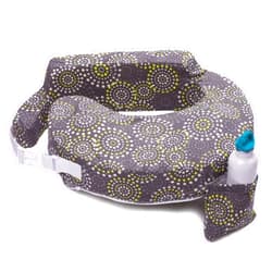 My Brest Friend Original Nursing Pillow Enhanced Ergonomics Essential Breastfeeding Pillow Support For Mom & Baby W/ Convenient Side Pocket, Double Straps & Slipcover, Fireworks