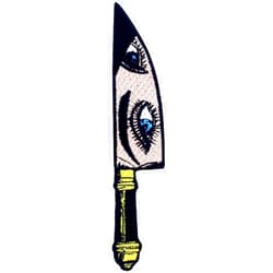 ZEGINs Gaze from Dagger Patch Embroidered Applique Iron On Sew On Emblem