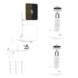 Highmoutain 2 Pack Wall Mount Compatible with Wyze Cam Pan V3, Indoor and Outdoor Security Mount for Wyze Cam Pan, Wyze Cam Outdoor and Other Camera with Same Interface