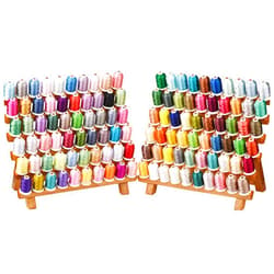Simthread 120 Madeira Colors Polyester Machine Embroidery Thread Kit 550Y(500M) Similar to Madeira and Robinson-Anton Colors 40 Weight for Home Embroidery Sewing Machines