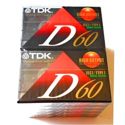 TDK D60 60 Minute Audio Tape (10 pack)