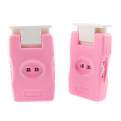 Yocimango -2set Knitting Counter Mini Crochet Counter Knitted Manual Finger Counter Plastic Knitting Marking Tool (Pink)