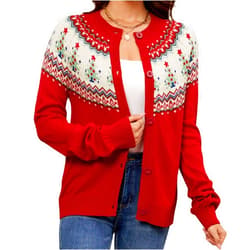 LUBOT Ugly Christmas Sweaters for Women Cute Fuzzy Funny Wintertime and Holiday Parties Knitted Pullover Sweater