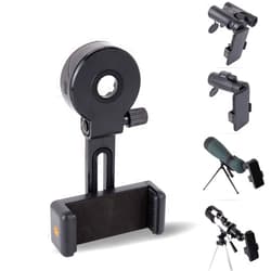LUXUN Universal Cell Phone Photography Adapter Smart Phone Adapter Mount-Quick Smartphone Adapter Holder Clip Bracket for Binoculars Telescope Monocular Spotting Scope Microscope Accessories
