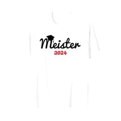 Meisterprüfung Meisterbrief Meister Schule 2024 2024 Master Graduation Passed Gift Meitertitel T-Shirt