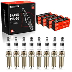 A-Premium Iridium Platinum Spark Plugs Compatible with Ram 1500 & Jeep Grand Cherokee & Dodge Charger, Challenger & Mercedes-Benz CL55 AMG, CLS55 AMG, E55 AMG, S55 AMG, G55 AMG, SL55 AMG, Pack of 8