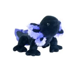 Wild Republic Pocketkins Eco Axolotl Black, Stuffed Animal, 5 Inches, Plush Toy, Made from Recycled Materials, Eco Friendly