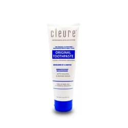 Cleure Toothpaste Flavor Free with A Great Taste, Fluoride, Gluten, SLS Free, 4 Oz