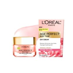 L’Oréal Paris L'Oreal Paris Skincare Age Perfect Rosy Tone Face Moisturizer with SPF 30, LHA and Imperial Peony, Anti-Aging Day Cream for Face, Non-greasy, 1.7 oz