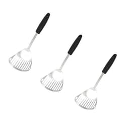 Chef Craft Stainless Steel Slotted Skimmer | 13-Inches Long | 3-Pack