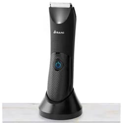 Asani Upkeeper Body Hair Trimmer for Men - No-Nick Body Groomer for Men with Ceramic Blade and Bright LED Light - Rechargeable and Waterproof Body Shavers for Men Groin Hair Trimmer for Wet and Dry Shaving