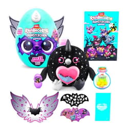 Rainbocorns Monstercorn Surprise Raven - Surprise Unboxing Soft Toy, Fantasy Monster Gifts for Girls, Imaginary Play with Wearable Accessories