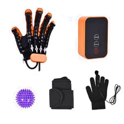 GENDOING Rehabilitation Robot Gloves, Hemiplegia Stroke Arthritis Hand Finger Rehabilitation Trainer Robot Rehab Gloves (Right Hand__M)