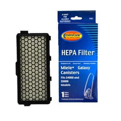 EnviroCare Technologies EnviroCare Miele Galaxy HEPA Filter w/Charcoal, Black