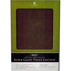 By Thomas Nelson (Author) THE HOLY BIBLE CONTAINING THE OLD AND NEW TESTAMENTS SUPER GIANT PRINT ED WORDS OF CHRIST IN RED