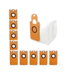 WSQCRDXW 10 Pack Dust Bags Replacement for Honiture Q6/Honiture Q6 SE,for Proscenic M7 Pro/ M8 Pro，for iHome AutoVac Nova Self Empty iHRV6/ iHRV11/ iHRV14 Robot Vacuum Bag Parts Accessories