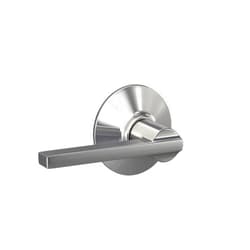 Schlage F10 LAT 625 Latitude Door Lever, Hall & Closet Passage Lock, Bright Chrome