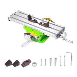 MYSWEETY Compound Slide Table, MYSWEETY Worktable Milling Working Cross Table Milling Machine Compound Drilling Slide Table For Bench Drill Adjustme X-Y