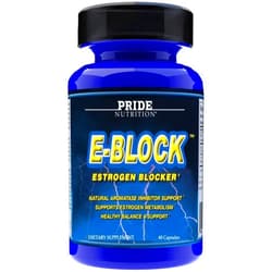 Pride Nutrition Estrogen Blocker for Men & Hormone Balance for Women- E-Block- Natural PCT Aromatase Inhibitor Anti Estrogen Acne Support Formula Post Cycle Therapy Supplement Plus DIM, Calcium-d-glucarate, Chrysin
