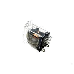 Omron Industrial Automation Relay, Dpdt, 120Vac, 28Vdc, 15A - LY2F-AC24
