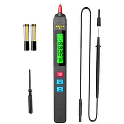 SUETTLA Pen Type Multimeter Smart Multimeter Electric Tester for Measure Live Wire, AC/DC Volt, Resistance, Continuity, SUETTLA Z1 Dual Range Non Contact Voltage Detector with Back Probe Pins