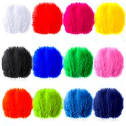 Hotop 600 Pcs Fluffy Turkey Marabou Feathers 4-6 Inches for Crafts Dreamcatcher Fringe Trim Colored Feathers Craft Feathers for Decoration Accessories Fly Tying Material DIY Ornaments (Multicolour)