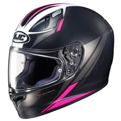HJC Helmets Unisex-Adult Full-Face-Helmet-Style FG-17 Valve Helmet (MC-8SF Black/Pink, Small)