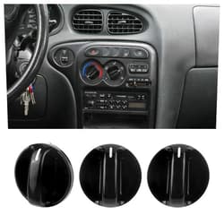Carleef 3PCS Car AC Switch Climate Control Knobs,Air Conditioner Replacement Knobs OEM#55905-0C010 559050C010,Temperature Controlled Fan Control Knob Compatible with Toyota 2000-2006 Tundra