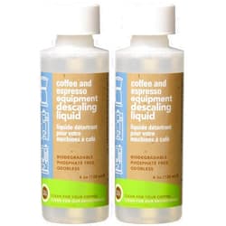 Urnex Biocaf Espresso Descaling Solution 4 Ounce (2 Single Bottles) Safe to use with Keurig, Delonghi, Nespresso, Ninja, Hamilton Beach, Mr Coffee, Braun, 4 Fl Oz (Pack of 2)
