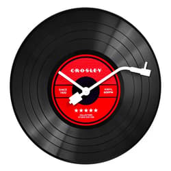 Timelink Crosley Retro Vinyl Record Player Wall Clock