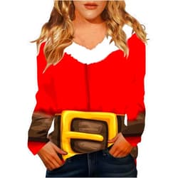 Tiljvks Deals Cheap Christmas Tops For Women Plus Size Long Sleeve Asdoklhq Rainbow Hoodies Hoodie Dress For Women Plus Size Soft Sweatshirts For Women Loose Fit Womens Tops