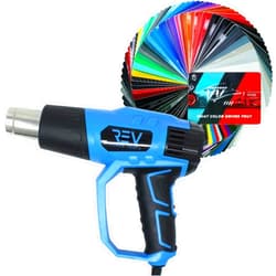 VVIVID Vinyl Car Wrap Color Deck Sample Book with Blaze turno Heat Gun Bundle - M0