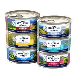 ZIWI Peak Wet Cat Food Variety Pack - Beef, Chicken, Lamb, Mackerel & Lamb, Mackerel, Venison, 6 Pack (3oz Each)