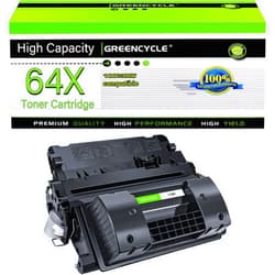greencycle 64X Compatible High Yield Black Toner Cartridge Replacement for HP 64X CC364X for Laserjet P4015dn P4015n P4015tn P4015x P4515n P4515tn P4515 Printer Ink Cartridge (1Pack)