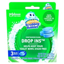 Scrubbing Bubbles Toilet Tablets, Continuous Clean Toilet Drop Ins, Helps Keep Toilet Stain Free and Helps Prevent Limescale Buildup, 3 Count, Pack Of 1