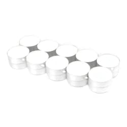 Stonebriar 20 Pack Unscented Mega Oversized Tea Light Candles with 9 Hour Extended Burn Time