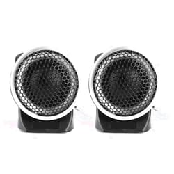 Acouto 2PCS 150W Tweeter Car Speakers Silk Dome Horn for 12V Car System High Efficiency 92dB Sound Quality Ideal for Upgrading Car Speaker Systems