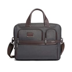TUMI Alpha Expandable Organizer Laptop Briefcase - 15-Inch Laptop Briefcase Organizer for Men & Women - Travel Laptop Bag