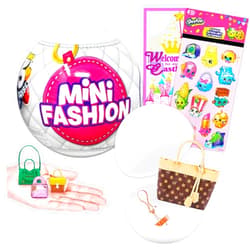 Mini Toys Zuru 5 Surprise Mini Brands Fashion Mystery Set - Surprise Mini Fashion Toys Mystery Bundle with Shopkins Stickers and More (Mini Brands Fashion Series)
