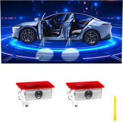 LOWEEY Car Door Lights Logo Projector Puddle Lights Compatible with A B C E M GL GLA GLC GLE Class Accessories, No Fade 4K-HD Car Welcome Lights(2 Pack)