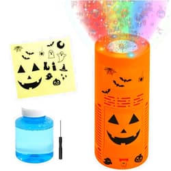 Yohica Halloween Bubble Machine,Halloween Party Decorations Includes Spooky Sound Effects,Lights,and Bubbles Halloween Toys for Toddlers,Kids,Adults