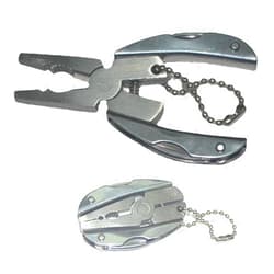 WAXCMXYH Pocket Multi Tool, 7 in 1 Multifunctional Pliers Mini Folding Multi Tools Set Key Chain, Stainless Steel Pliers Multi Tools Kits Wire Strippers for Outdoor Fishing Camping Hiking
